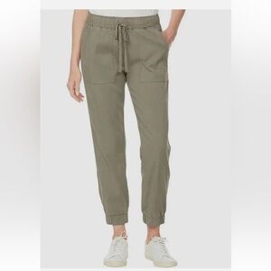 Buffalo Womens Tencel Blend Pull On Joggers - khaki Athletic Pants L
